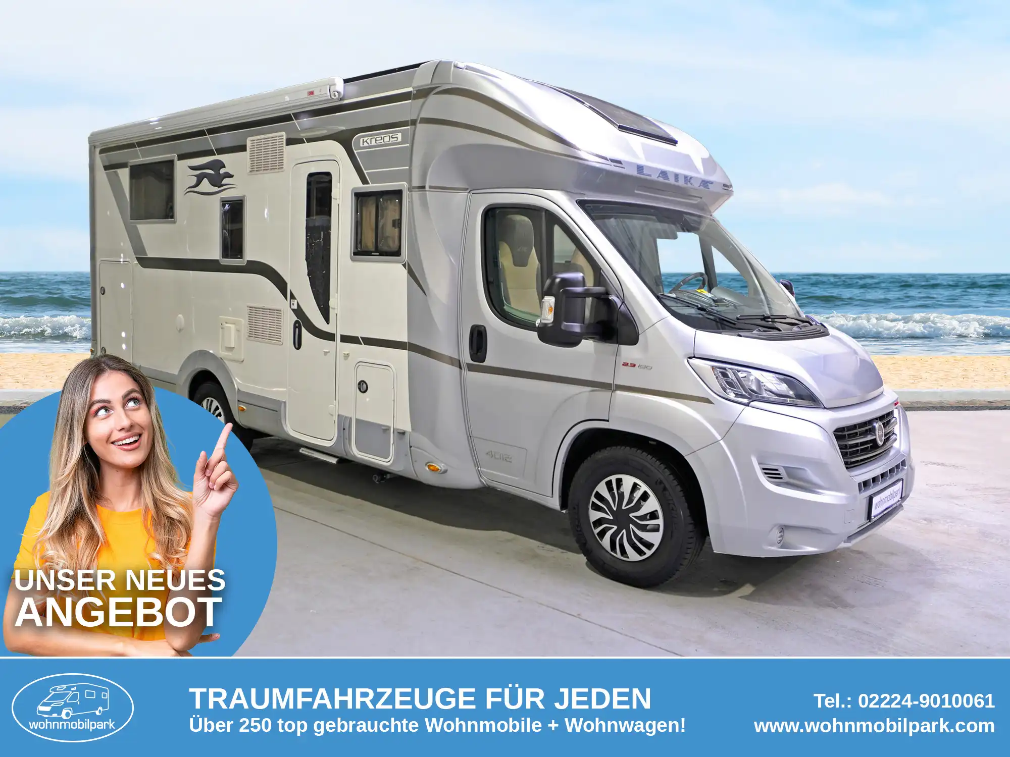 LAIKA KREOS 4012 Wohnmobil gebraucht kaufen
